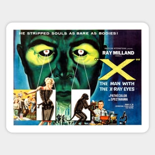 X - The Man with the X-Ray Eyes (1963) Sticker